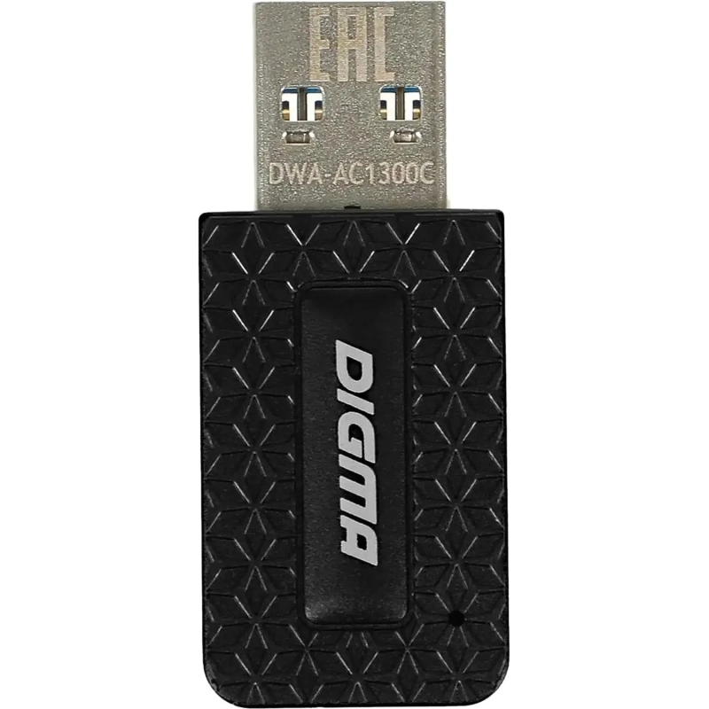 Сетевой адаптер Wi-Fi Digma DWA-AC1300C AC1300 USB 3.0 (ант.внутр.) 1ант
