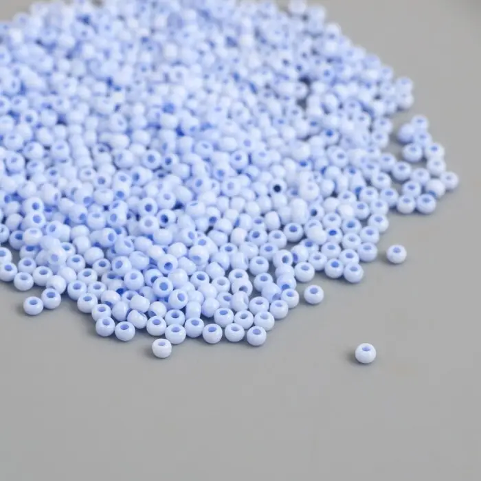 Бисер стекло 15/0  Бисер стекло 15/0 "Маршмеллоу. Матовый. Сирень" 10 гр