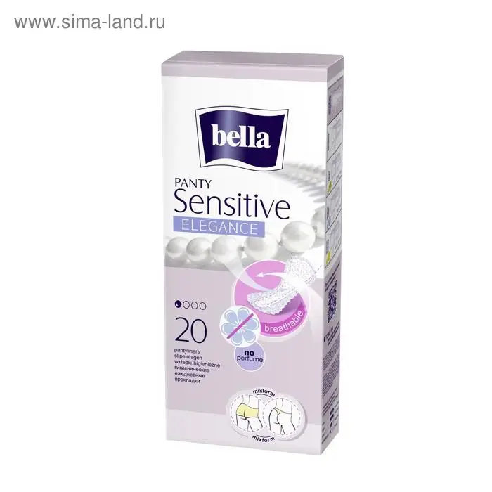 Прокладки ежедневные ультратонкие Bella Panty sensitive elegance по 20 шт.