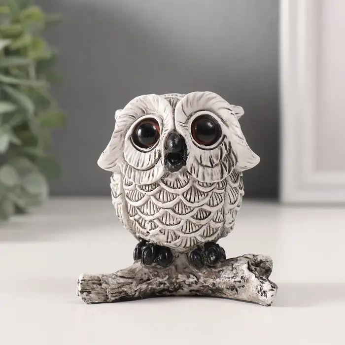 Фигурка полистоун &laquo;Маленький филин с большими глазами&raquo;, 7&times;7&times;4.5 см
