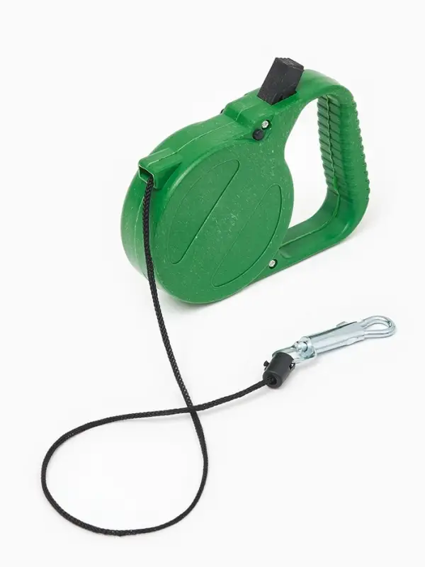 Рулетка малая эконом, 3 м, до 18 кг, зелёная