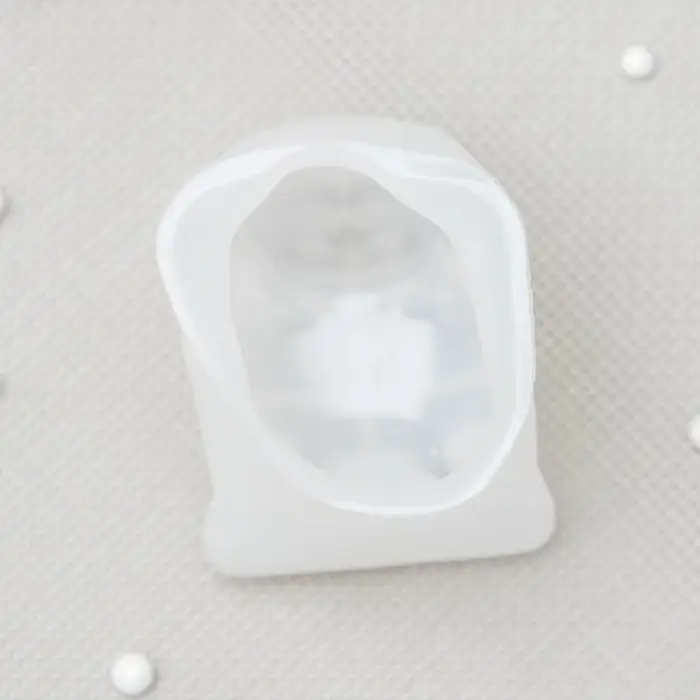 Молд &laquo;Бульдог&raquo;, силикон, 4&times;5&times;4,5 см, цвет белый