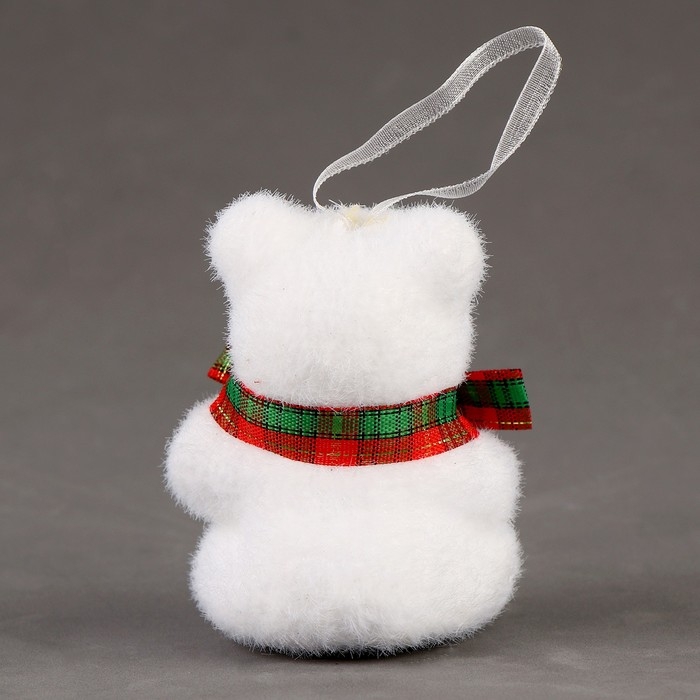 Игрушка из пенопласта «Мишки» с колокольчиком, 8 см