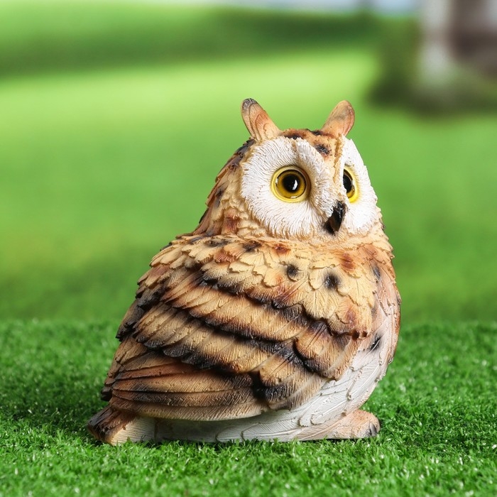 Садовая фигура  Садовая фигура "Филин" 13x11x14см