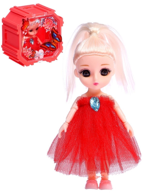Кукла-малышка «Волшебная коробочка», 12 см, МИКС Кукла-малышка «Волшебная коробочка», 12 см, МИКС