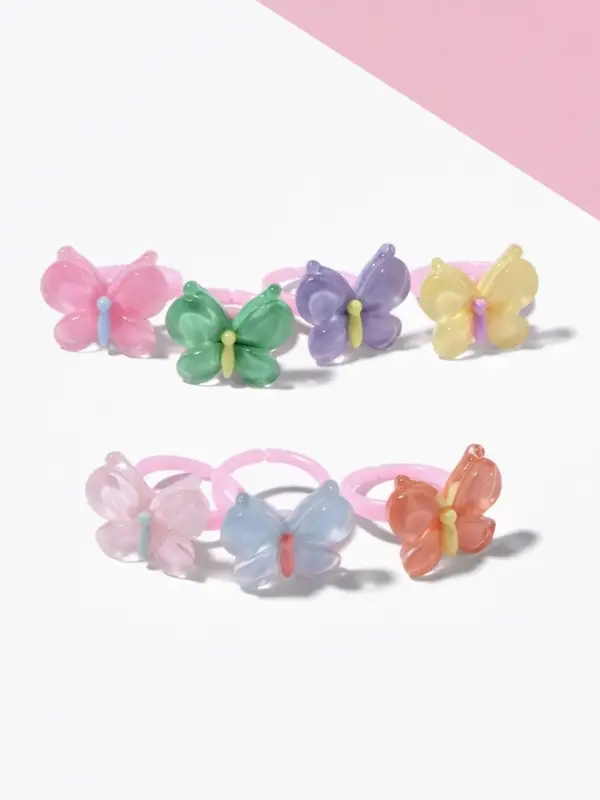 Кольцо &laquo;Выбражулька. Нежная бабочка&raquo;, безразмерное, МИКС