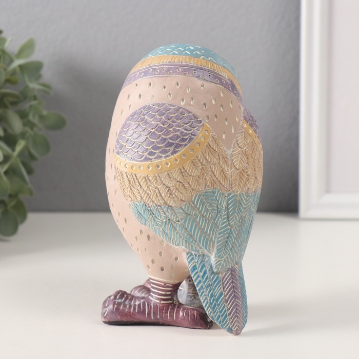 Сувенир полистоун "Совёнок Грю с платочком на шее" 8,8х8,5х14,5 см