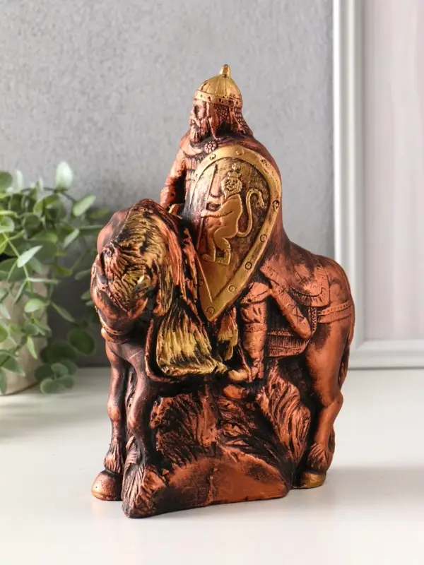 Фигура гипс «Всадник на лошади с мечом», 25×19×11 см Фигура гипс «Всадник на лошади с мечом», 25×19×11 см