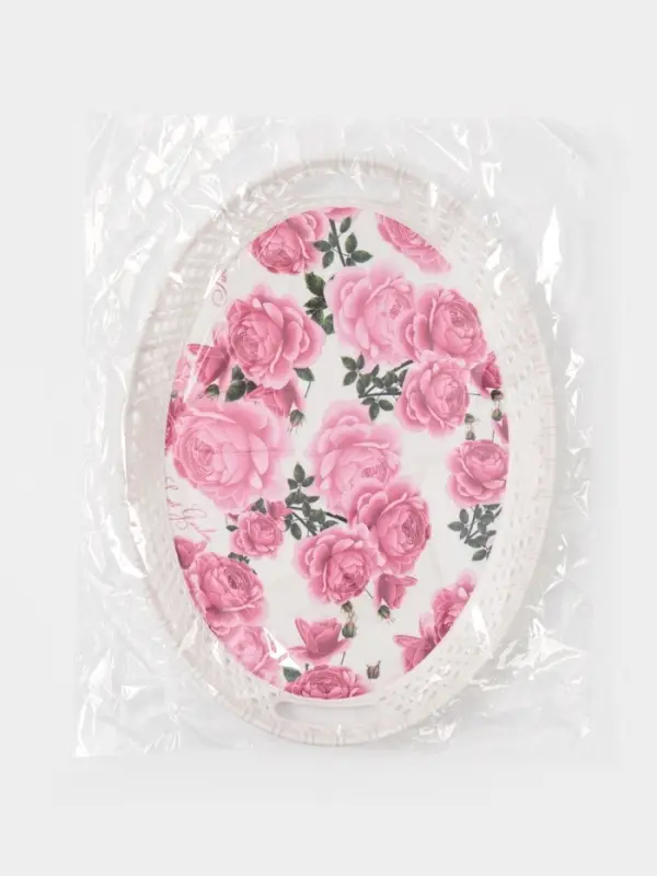 Поднос овальный Доляна &laquo;Пастораль&raquo;, 39&times;29&times;3.5 см, цвет МИКС