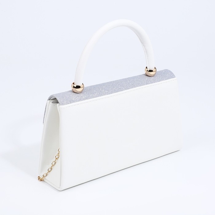 Сумка-клатч на магните, цвет серебряный Сумка-клатч на магните, цвет серебряный