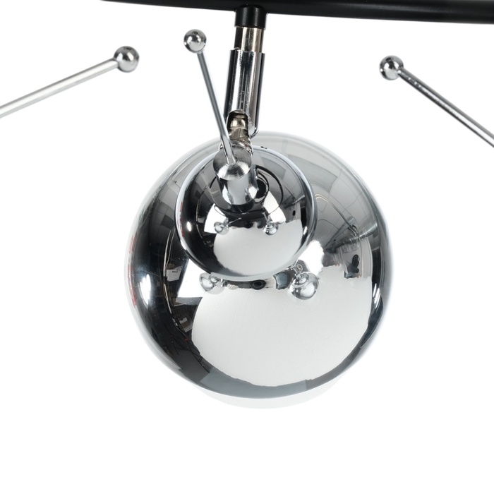 Люстра Люстра "Редо" 3хЕ27 40Вт черно-хромовый 45х45х28 см