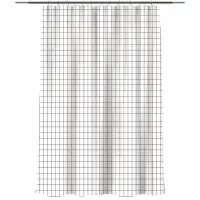 Шторка для ванной тм VETTA Квадро, ПЕВА 60г/м2, 180x200см, белый цвет