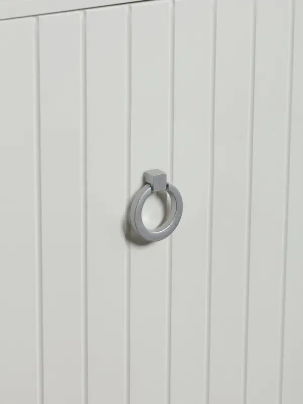 Ручка-кнопка ТУНДРА РК045SN, матовый никель