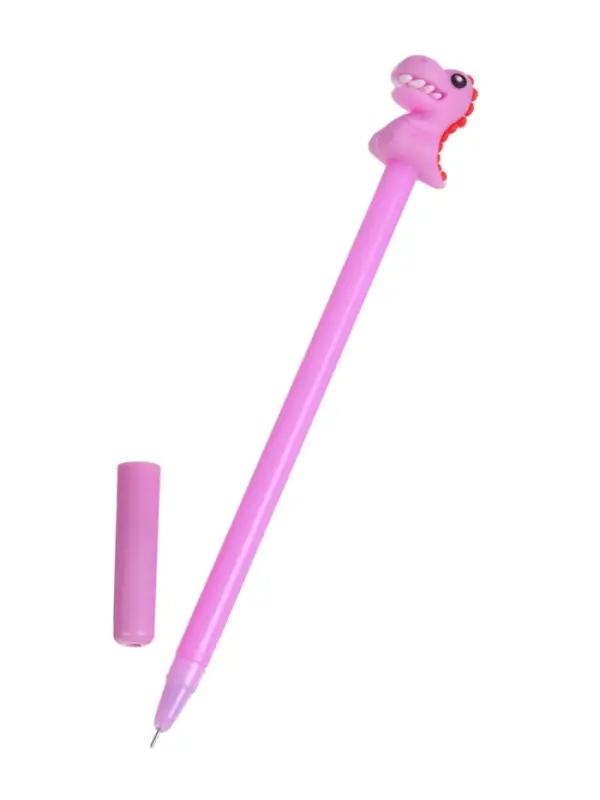 Ручка-прикол &laquo;Динозавр&raquo;, гелевая, сиреневая