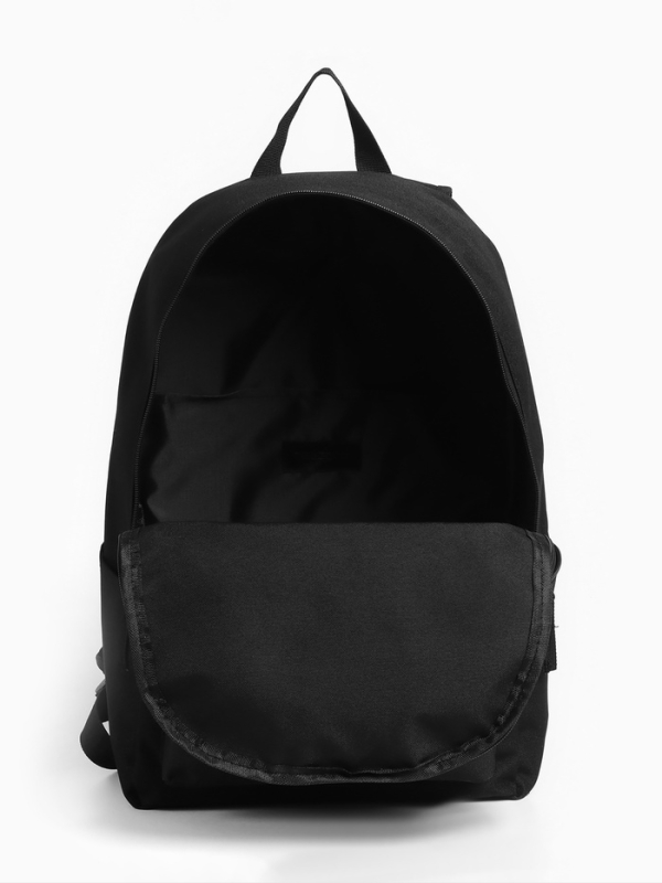 Рюкзак спортивный на молнии, размер универсальный, цвет черный Рюкзак спортивный на молнии, размер универсальный, цвет черный