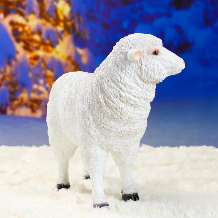 Садовая фигура из полистоуна «Овечка», 33 см Садовая фигура из полистоуна «Овечка», 33 см