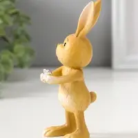 Сувенир полистоун "Зайчик держит красное сердце в лапках" 13 см