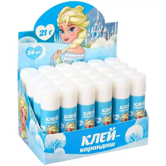 Клей-карандаш PVP 21 г, «Холодное сердце» Клей-карандаш PVP 21 г, «Холодное сердце»