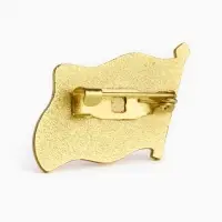 Значок &laquo;Флаг СССР&raquo;, 2&times;2.5 см, красный в золоте