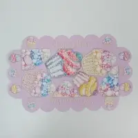 Коробка для печенья, кондитерская упаковка с PVC крышкой, &laquo;Яркие сладости&raquo;, 21 х 10.5 х 3 см