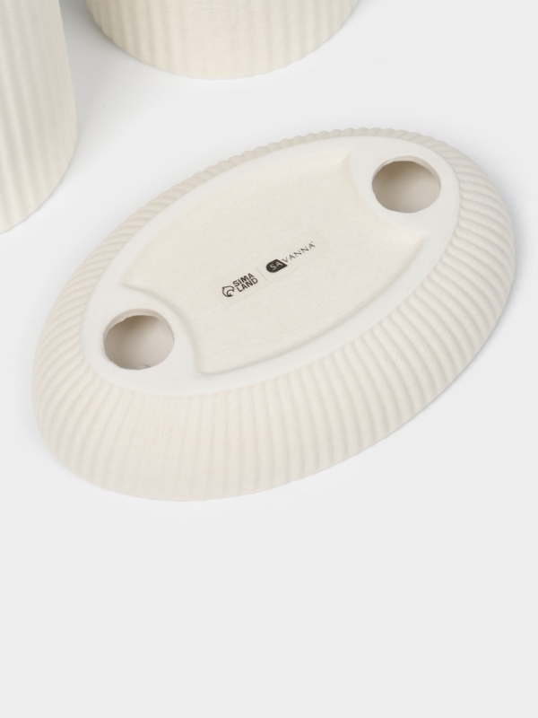 Набор для ванной Набор для ванной "Neat" 3 предмета (дозатор для мыла, стакан, мыльница)