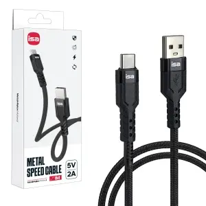 Кабель USB на Type-C 1m 2A BX-8 ISA черный