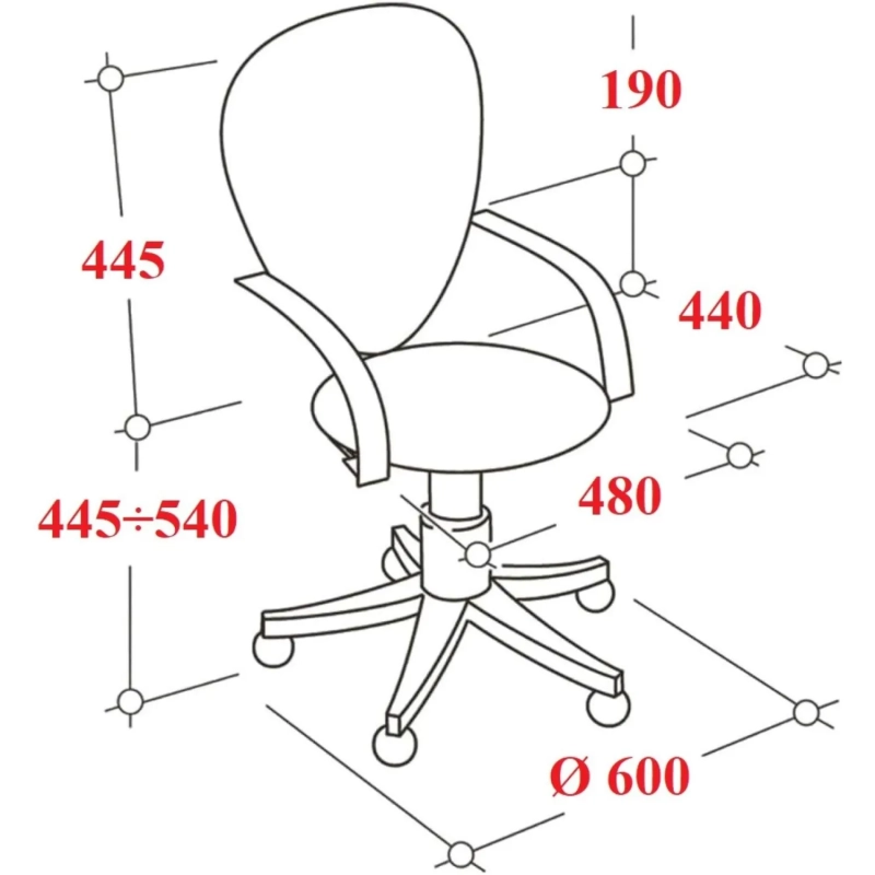 Кресло 0MX_VB_Бюрократ CH-695NLT ткань черн TW-11/сетка черн TW-01 пластик