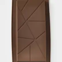 Форма для дубайского шоколада Доляна &laquo;Ломтики&raquo;, 25&times;14&times;2.5 см, силикон, коричневая