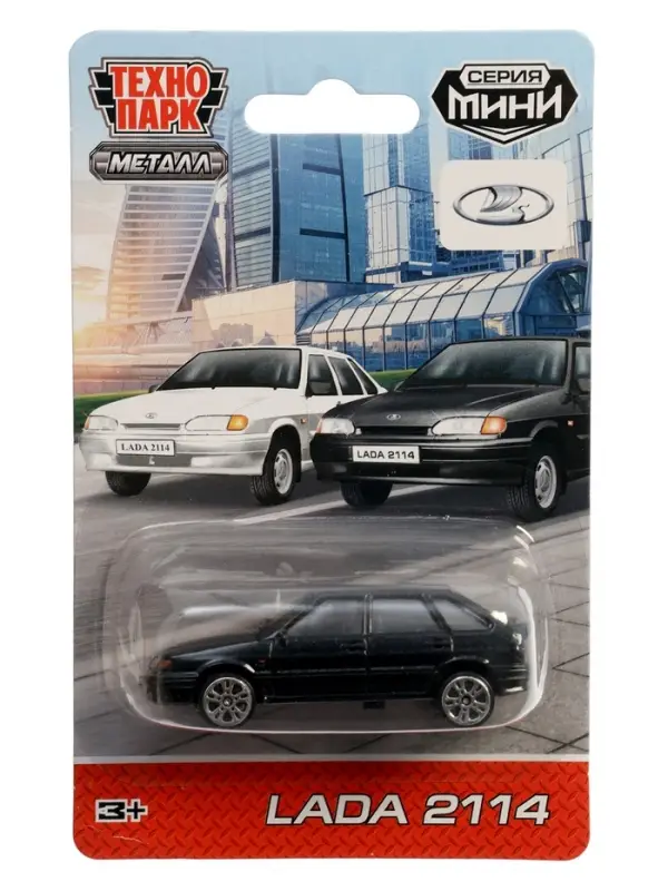 Машина металл vaz 2114 + 2106 7,5 см VAZ1406-7-ASSORT