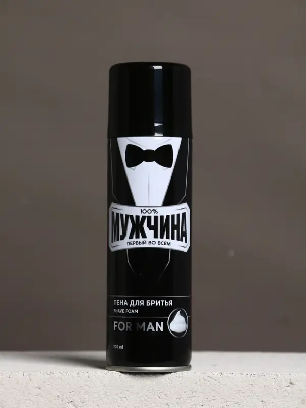 Пена для бритья Пена для бритья "100% мужчина", 200 мл