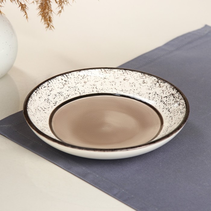 Набор посуды  Набор посуды "Классика", керамика, серый, 2 предмета, Иран