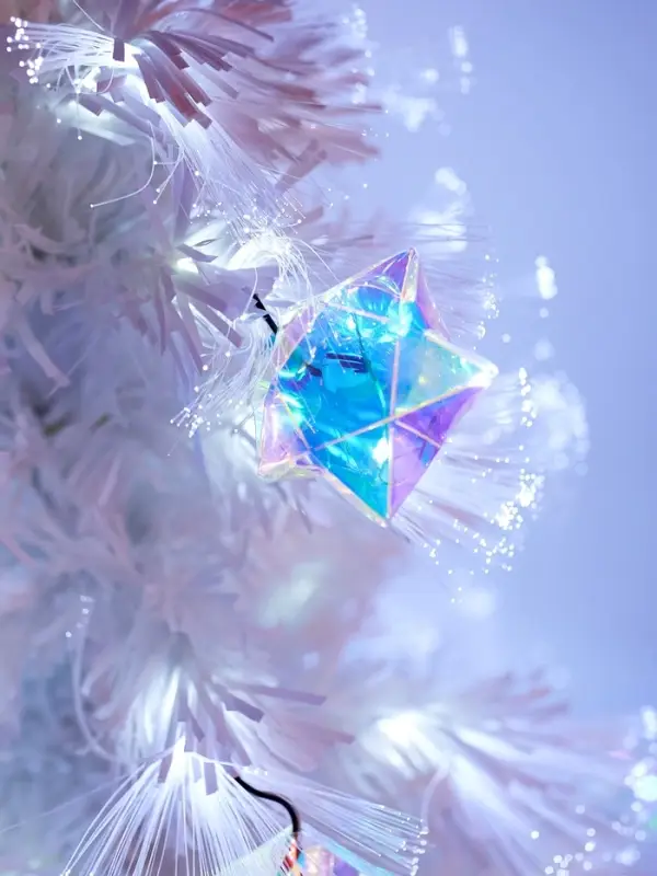 Ёлка светодиодная &laquo;Белоснежная&raquo; 90 см, диаметр нижнего яруса 45 см, 8 веток, 8 режимов, свечение белое