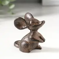 Сувенир чугун "Маленькая мышка" 7х5х6,5 см