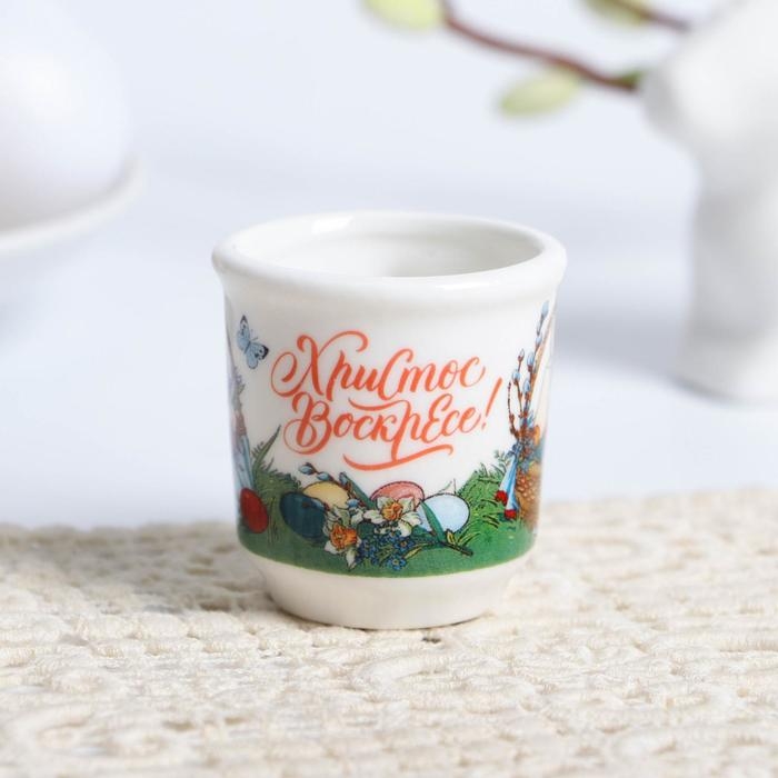 Кружечка для святой воды «Пасхальная композиция» на пасху, 5,5 х 4 х 3 см Кружечка для святой воды «Пасхальная композиция» на пасху, 5,5 х 4 х 3 см