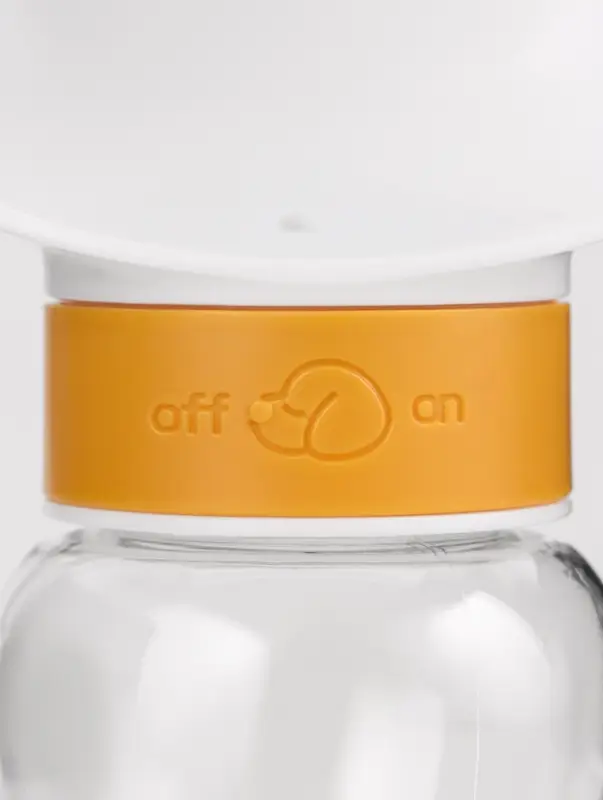 Поилка прогулочная, 585 мл, жёлтая