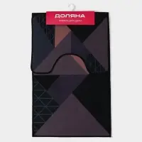 Коврики для ванной и туалета Доляна &laquo;Дора&raquo;, 2 шт.: 50&times;80 см, 50&times;40 см