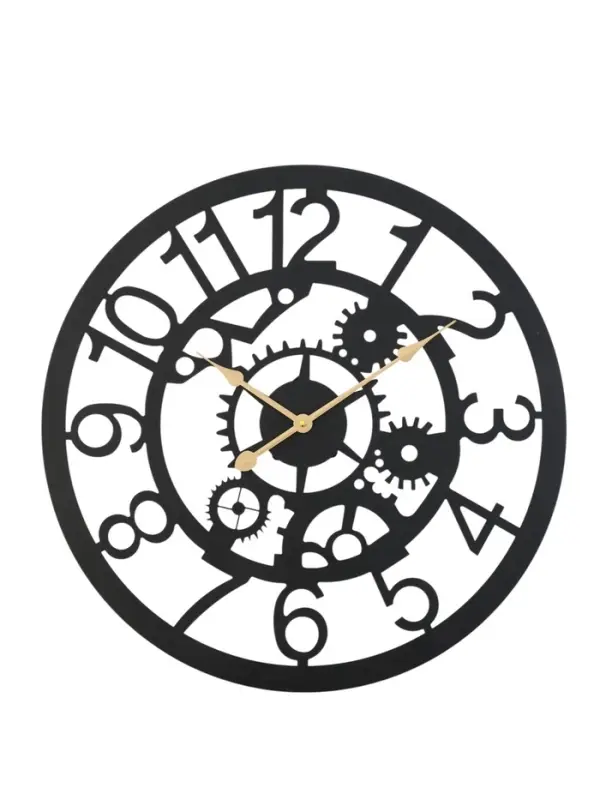 Часы настенные интерьерные &laquo;Дайс&raquo;, серия: Лофт, металл, бесшумные, плавный ход, d=60 см, от батарейки 1&times;АА