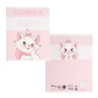 Тетрадь в клетку 18 листов, 5 видов МИКС, обложка мелованный картон, &laquo;Коты аристократы&raquo;