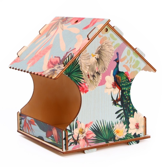 Кормушка - конструктор для птиц «Лето в сердце» Кормушка - конструктор для птиц «Лето в сердце»