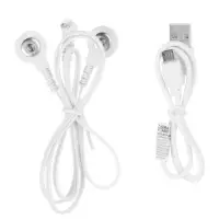 Массажёр для шеи Luazon LEM-50, 4 Вт, 4 режима, USB, от АКБ, белый