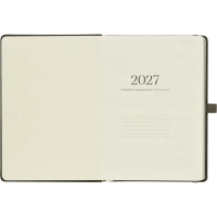 Ежедневник датированный 2027 IF 140x200 176л тверд с рез Шанс I1916/graphit