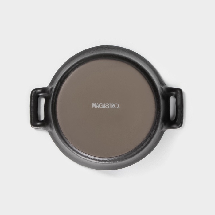 Соусник Magistro Black style, 125 мл, фарфор, цвет чёрный Соусник Magistro Black style, 125 мл, фарфор, цвет чёрный