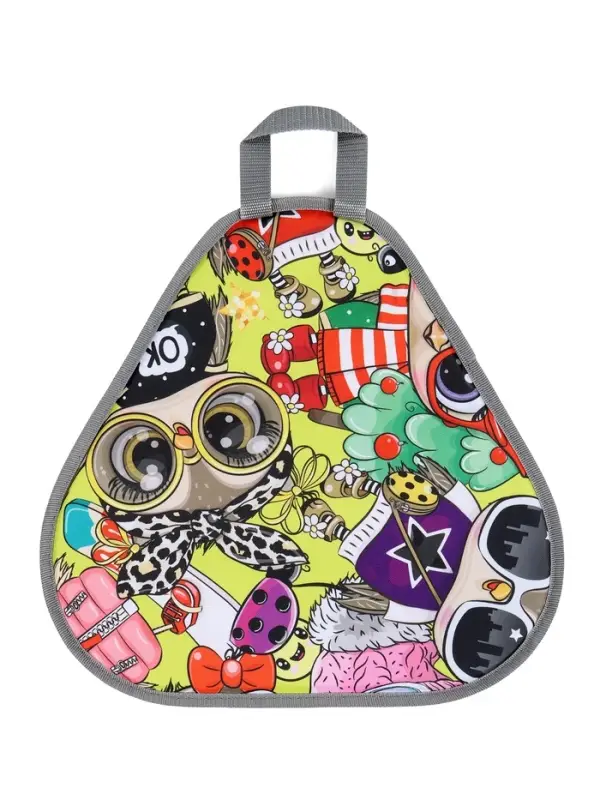 Ледянка мягкая треугольная Sova, лимонный, рисунок МИКС Ледянка мягкая треугольная Sova, лимонный, рисунок МИКС