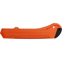 Нож канцелярский 18мм Attache с фиксатором, полибег, цв.в ассорт.