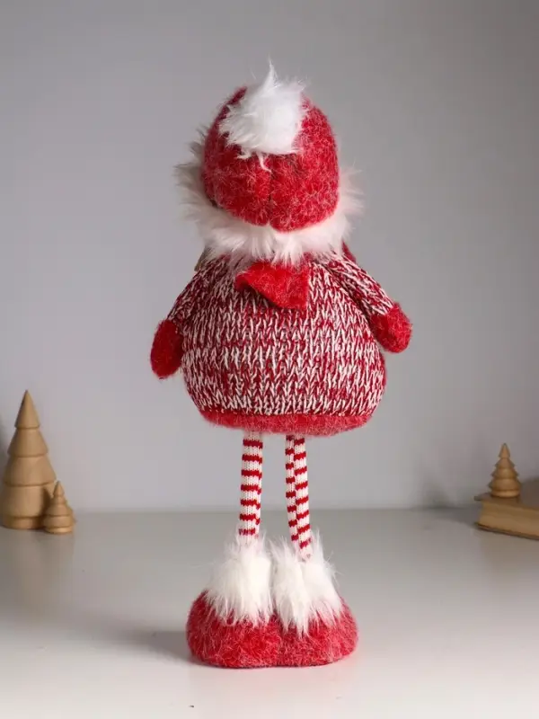 Кукла интерьерная "Малышка в бело-красном наряде" 20х11х43 см