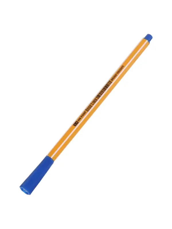 Ручка капиллярная BrunoVisconti. Basic FINELINER, синий стержень, узел 0.4 мм