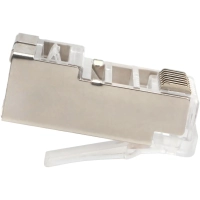 Вилка Cablexpert RJ-45 (8P8C) PLUG5SP кат5e экр, 30 микрон, (100 шт.), пак