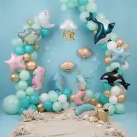 Воздушный шар фольгированный 30" &laquo;Кит&raquo;