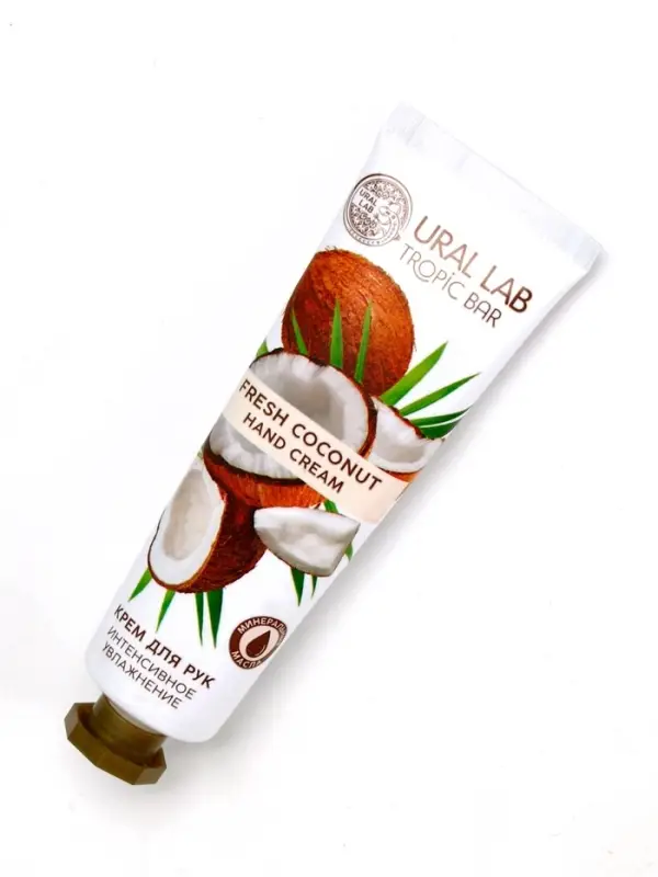 Крем для рук, интенсивное увлажнение, аромат кокоса, 30 мл, URAL LAB