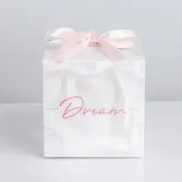 Коробка подарочная складная, упаковка, &laquo;Dream&raquo;, 12 х 12 х 12 см